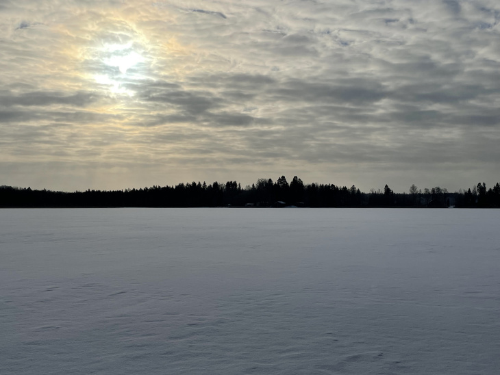 Kilpijärvi talvella